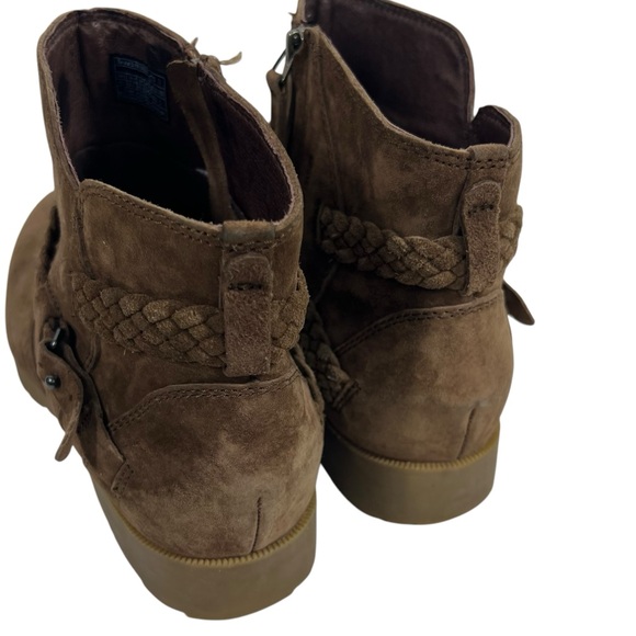TEVA Delavina Waterproof Brown Suede Bootie with Lug Rubber Sole Size 10 - Picture 6 of 9
